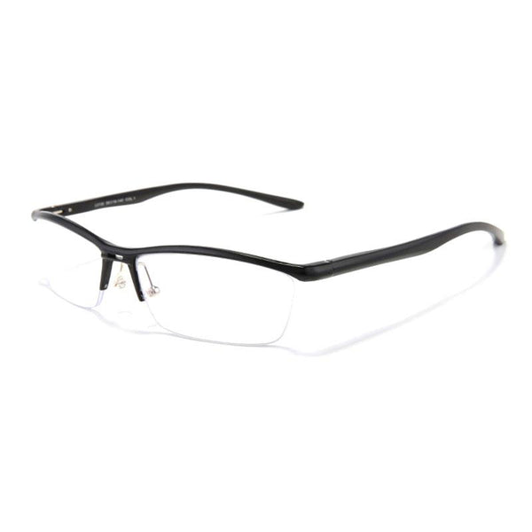 Black Half Rim Eye Glassses