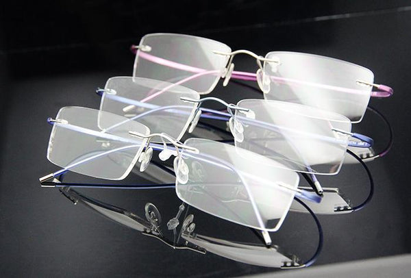 Ultra-light Memory Titanium Glasses Frame