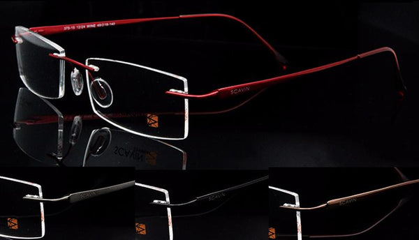 Flexible Rimless Titanium Eyeglass