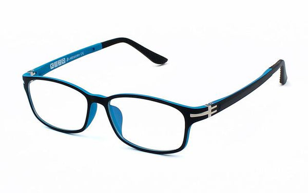 Blue Edge Titanium Glasses