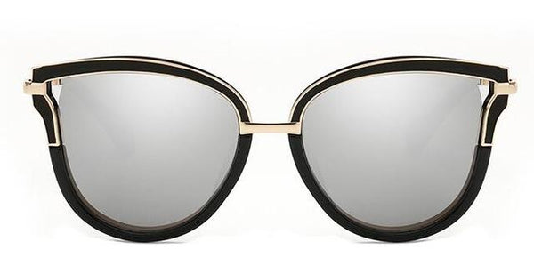 Black Frame Sun Glasses for Women